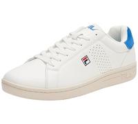 FILA Herren Crosscourt 2 F Sneaker, White-Prime Blue, 45 EU