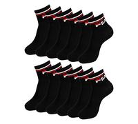 Kurzsocken FILA, Herren, Gr. 39-42, schwarz, Baumwollmischung, elastisch, Socken (37029457-39) schwarz