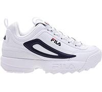 Fila Herren Disruptor II XL Leder White Navy Trainer 41 EU