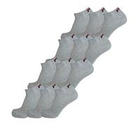 FILA Damen Kurzsocken (3 Paar) weiß / rot / schwarz, Größe 35/38, 3747194 Weiß / Rot / Schwarz 35