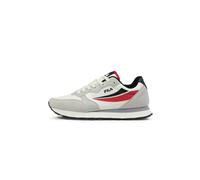 FILA Herren Hypert Sneaker, Marshmallow Black Fila Red, 43 EU
