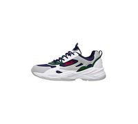 FILA Herren Novarra Sneaker, Medieval Blue-Verdant Green, 46 EU Schmal