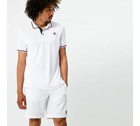 Fila Herren Oberbekleidung Core Button Piro Polo, Rot, weiß, 3XL, FBM131110