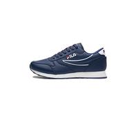 FILA Herren Sneaker - Orbit Low, Retro Laufschuh, Turnschuh, Low-Cut, Kunstleder Blau/Weiß EUR 45