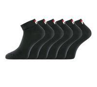 FILA Herren-Socken, Baumwolle, 6 Stück, Sportsocken, perfekte Passform & rutschfester Halt, F9300 Schwarz, 39-42