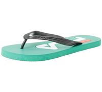 FILA Herren Troy Slipper Flip-Flop, Verdant Green-Black, 46 EU