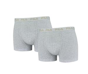 FILA Herren Unterhose Boxer Elastisch mit Logo 2er Pack 2 Stk.