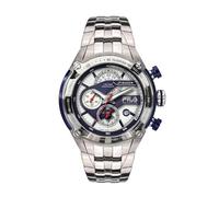 FILA Herrenuhr Chronograph Silber Blau F-Racer 38-104-003