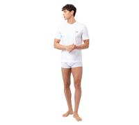 Unterziehshirt FILA, Damen, Gr. L, N-Gr, 300, weiß, Single Jersey, Obermaterial: 100% Baumwolle, körpernah, Rundhals, Unterhemden, mit Rundhalsausschnitt und kurzen Ärmeln (41947211-L) 300, weiß