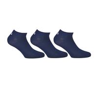 Socken FILA "UNISEX INVISIBLE PLAIN SOCKS", Damen, Gr. 43-46, blau (navy), Baumwolle, Elasthan, Polyester, unifarben, elastisch, Socken, mit eingestricktem Logo an der Ferse (31761136-43) navy