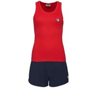 Fila JERSEY RIB TANK FRENCH TERRY SHORT PANT PYJAMAS W Damen Pyjama, dunkelblau, größe S