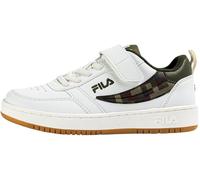 FILA Jungen Sneaker REGA im Basketball-Stil, Weiß (White-Olive Night), 31
