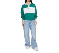 FILA Langogne Oversized Cropped Polo Sweat Fir-bright White Größe: S | Pullover Outlet | Damen | Weiß