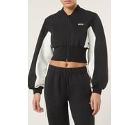 FILA Lecore Cropped High Rib Scuba Track Jacket Black-egret Größe: XS | Cropped-Jacken Outlet | Damen | Schwarz