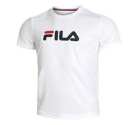 Fila Logo T-Shirt Herren-Weiß,Dunkelblau in weiß, Größe: L