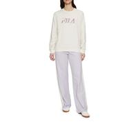 FILA Lokeren Graphic Crew Sweat Antique White Größe: XS | Kaputzenpullis Outlet | Damen | Weiß