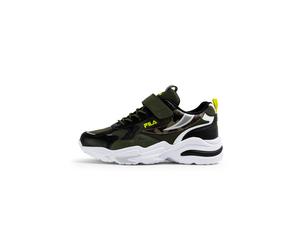 FILA Madrun Velcro Kids Olive Night Größe: 33 | Schuhe Outlet | Unisex | Schwarz