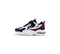 FILA MADRUN Velcro Kids Sneaker, White Navy, 32 EU