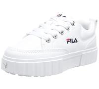 FILA Mädchen Sandblæst børn Sneaker, Weiß, 33 EU