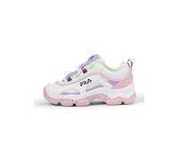 FILA Mädchen Strada Dreamster Cb Kids Sneaker, White Pink Nectar, 33 EU