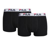 Fila Boxershorts FI/1BCX2/FU5016 Herren Baumwolle 2er Pack Schwarz XXL