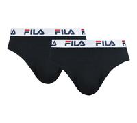 Herren Boxershorts Fila Man Brief 2 pack - Schwarz M