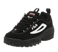 Fila Men's Strada Disruptor, Black/White/Vin Red