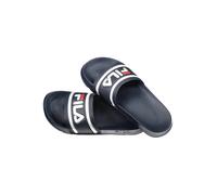 Fila Morro Bay Slipper - Blaue Logo-Pantoletten mit Kontrast - Größe: 37