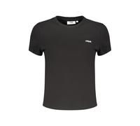 Fila Nero Baumwoll-T-Shirt für Damen M