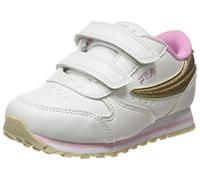 FILA Orbit infants Unisex-Baby Sneaker, Weiß (White/Gold), 23 EU