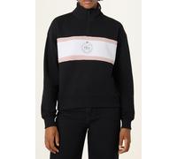 FILA Parella Relaxed Half-zip Sweatshirt Black-bright White Größe: XS | Pullover Outlet | Damen | Weiß