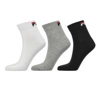 Fila F9300, Socken Uni, Schwarz/Grau/Weiß, 35/38