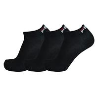 Fila QUARTER SOCKS F9300 Socken Unisex, Schwarz und silberfarben, 43-46