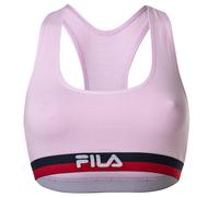 FILA Damen Bustier - Bra, Sport-BH, Racerback, Cotton Stretch, einfarbig, XS-XL Lila XS