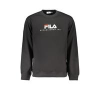Fila Schwarzes Baumwoll-Herren-Sweatshirt L