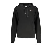 Fila Schwarzes Baumwoll-Hoodie für Frauen M