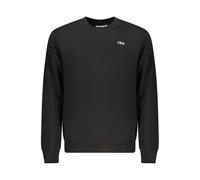 Fila Schwarzes Bio-Baumwoll-Herren-Sweatshirt M