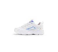 FILA Skye Teens Sneaker, White-Purple Iridescent, 36 EU