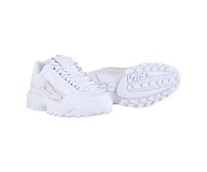 Fila Sneaker Disruptor II Patches weiss Damen, Größe Euro (US) 37,5 (6,5)
