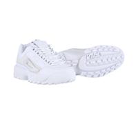 Fila Sneaker Disruptor II Patches weiss Damen, Größe Euro (US) 41 (9,5)