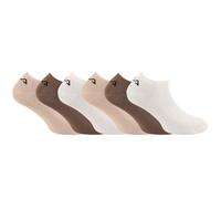 Herren-Socken, Baumwolle, 6 Stück, niedrig, Beige, Größe 39/42