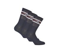 Socken FILA "UNISEX LIFESTYLE PLAIN SOCKS", Damen, Gr. 43-46, navy, Baumwollmischung, normal, Socken Socken, mit Logo-Schriftzug (40382734-43)