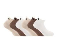 FILA Socken Herren und Damen 39-42, Baumwolle 6er-Pack, Beige