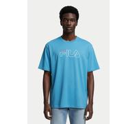 FILA Sofades Logo Tee Cendre Blue Größe: L | Bedruckte T-Shirts Outlet | Herren | Blau