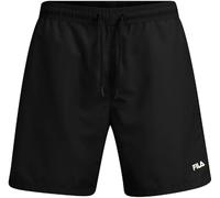 FILA Men's Somalia Beach Shorts Swim Trunks, Black, XL