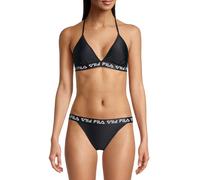 FILA Damen Split Triangle Bikini, Schwarz, L EU