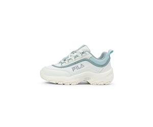 FILA Strada Logo Kids White-blue Glow-marshmallow Größe: 30 | Schuhe Outlet | Unisex | Weiß
