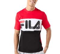 FILA T-Shirt, Rot/Schwarz, Herren, Flat Matt, rot, M