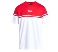 FILA T-Shirt, Weiß/Rot, für Herren, bedruckt, rot, L