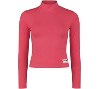 Fila TARSIA cropped turtle neck long sleeve shirt Langarmshirt pink in M